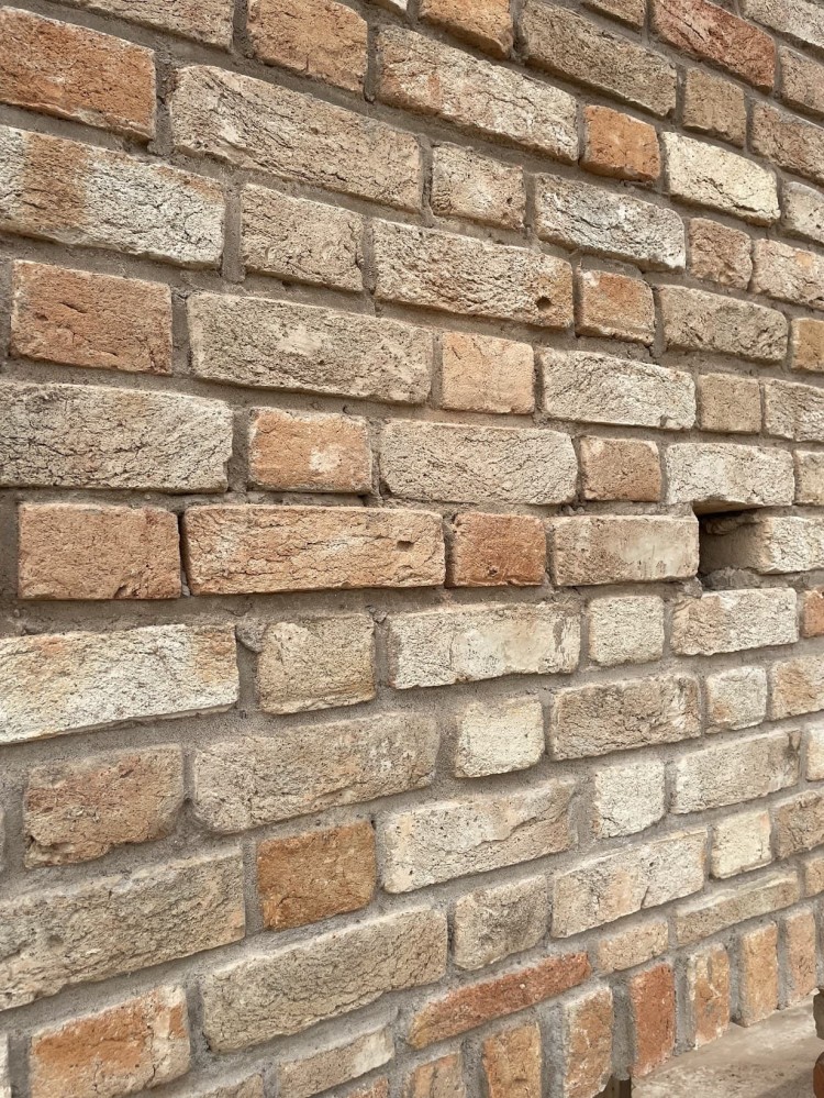 Close-up of a brick wall